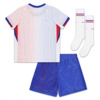 Maglia Calcio Francia Seconda Divisa Bambino Europei 2024 Manica Corta (+ pantaloncini)